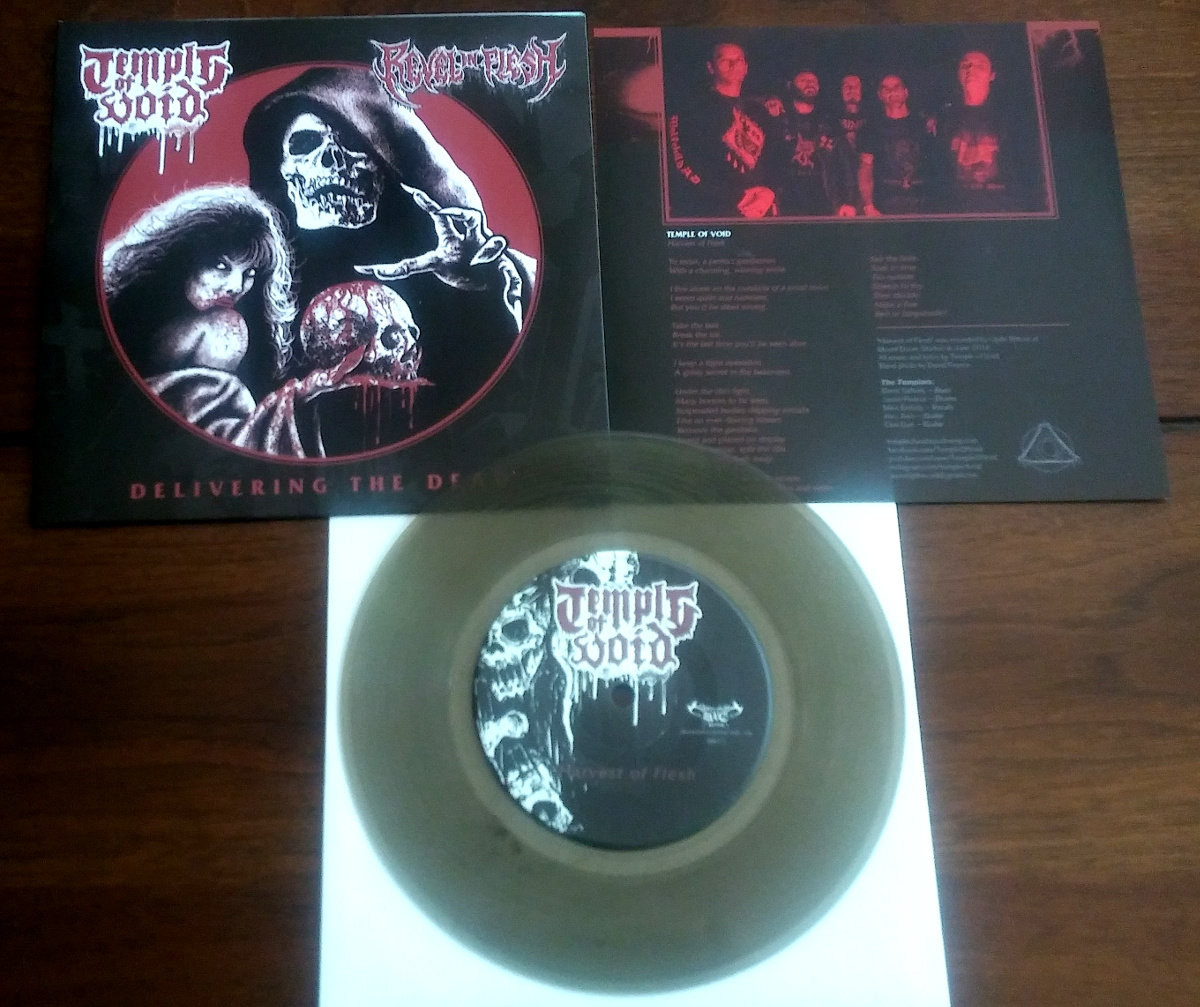 Temple of Void/Revel in Flesh split 7" (smoke vinyl)